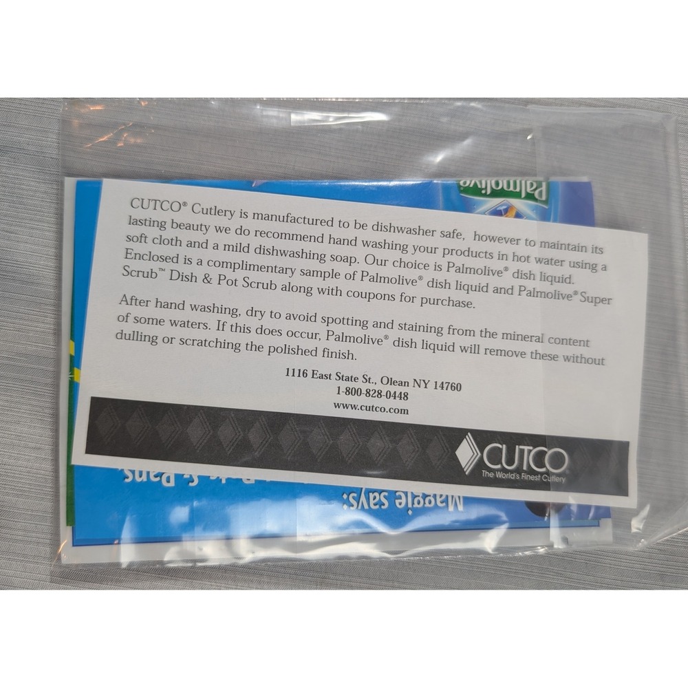 Cutco Table Knife Set 1759 KB 6pc Serrated Pearl White 6pc Set - New - Picture 9 of 12